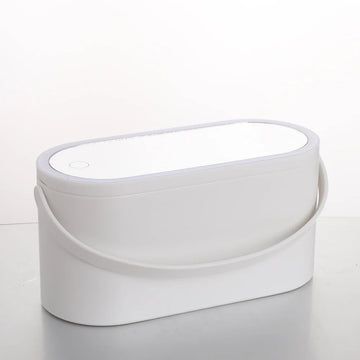 LED Makeup Mirror with Portable Storage Box