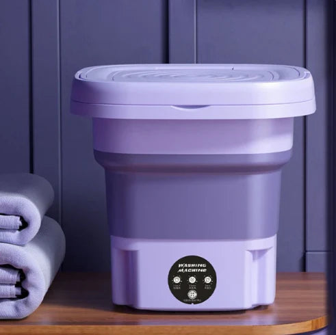 Foldable Washing Machine, 9L High Capacity Mini Washer with 3 Modes