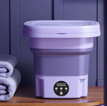 Foldable Washing Machine, 9L High Capacity Mini Washer with 3 Modes