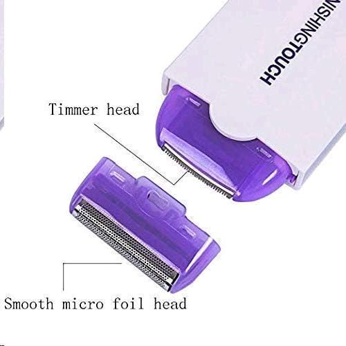 Finishing Touch Electric Rechargeable Mini Facial Hair Remover Epilator Machine For Women and Men| Painless All Body Cordless Hair Removal Shaver for Upper Lips, Chin & Cheeks