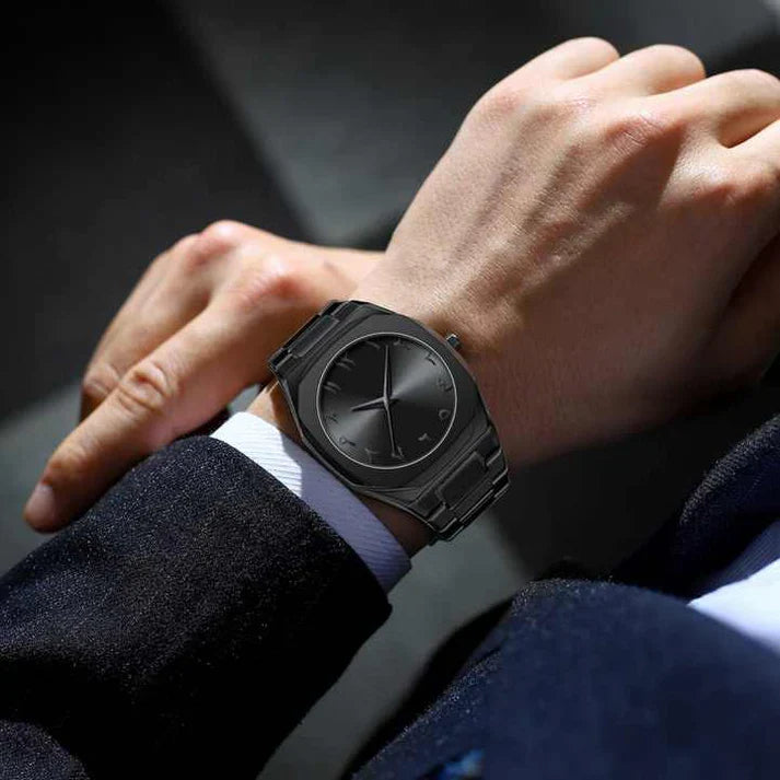 BLACK ARABIC AURA WATCH